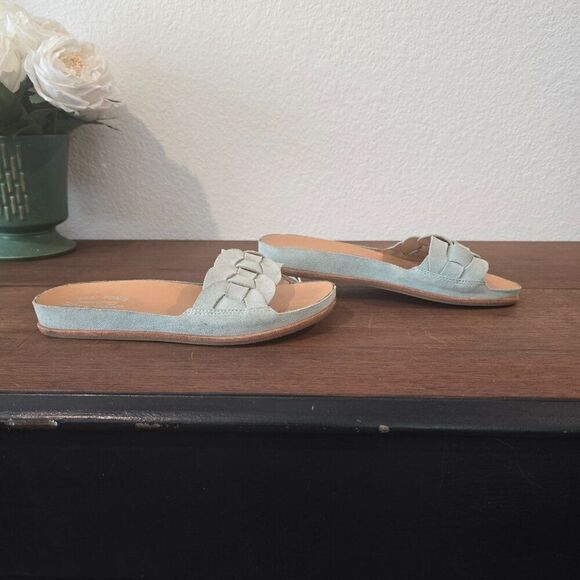 Kork-Ease Dolphin Suede Slides Sz 7 - Picture 2 of 7